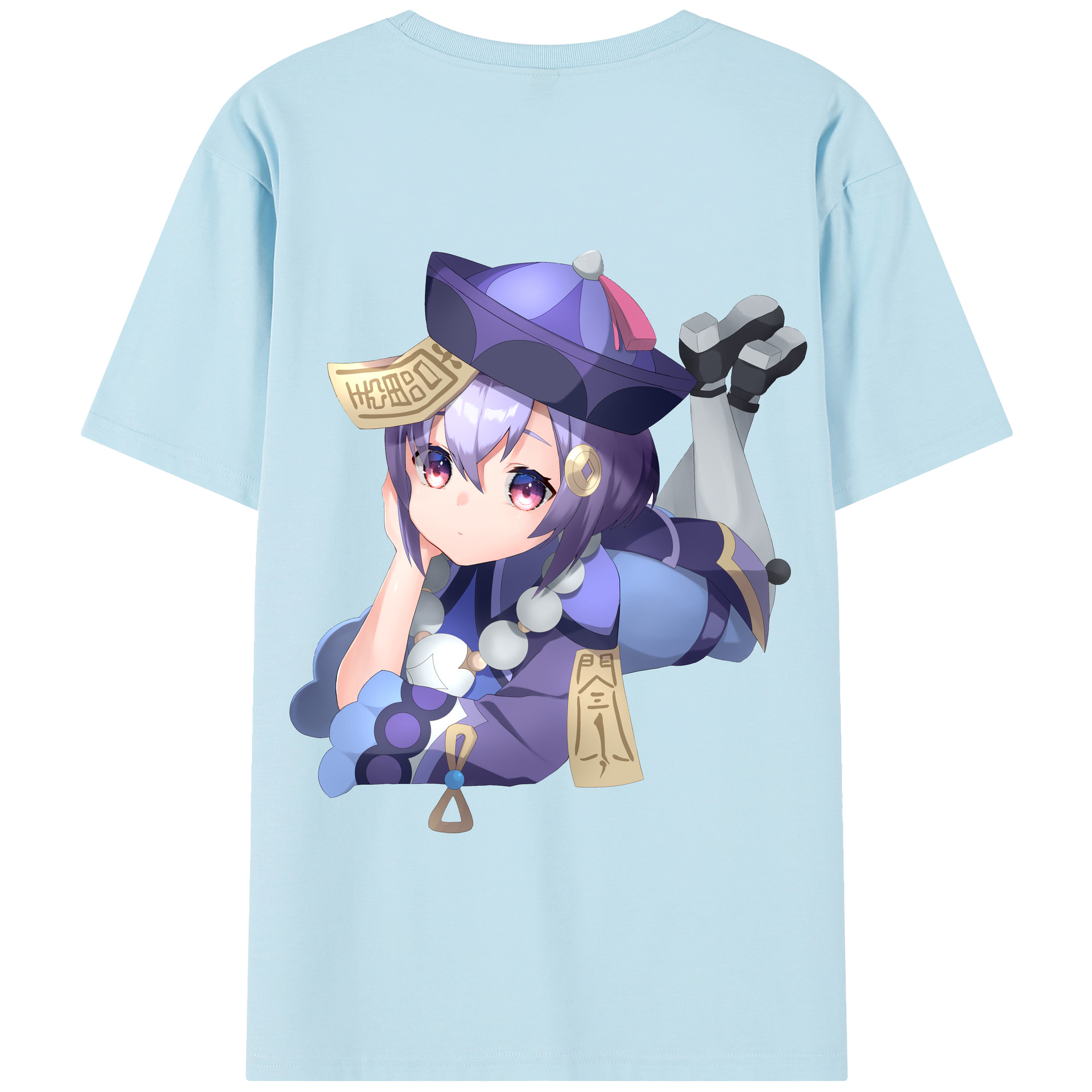 げんし神 七七 なな  genshin Nana 綿100％半袖Tシャツ（背面プリント）